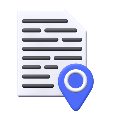 File Location  3D Icon