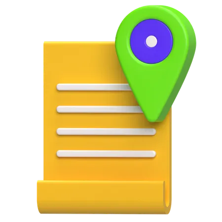 File Location  3D Icon