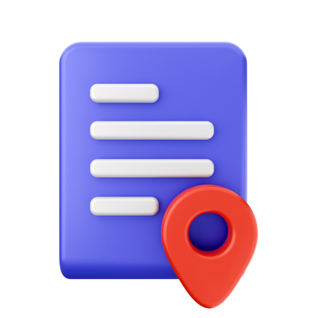 File Location  3D Icon