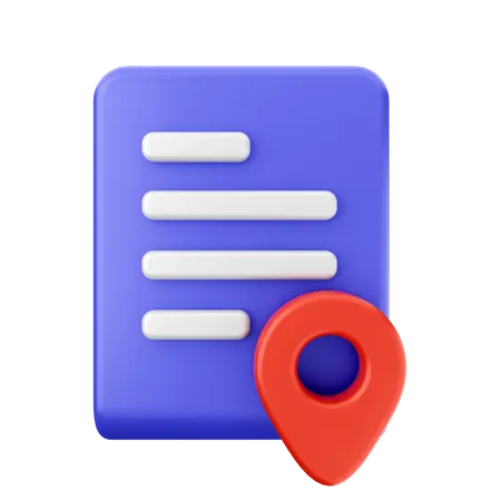 File Location  3D Icon