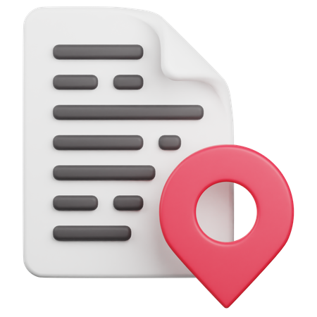 File Location  3D Icon