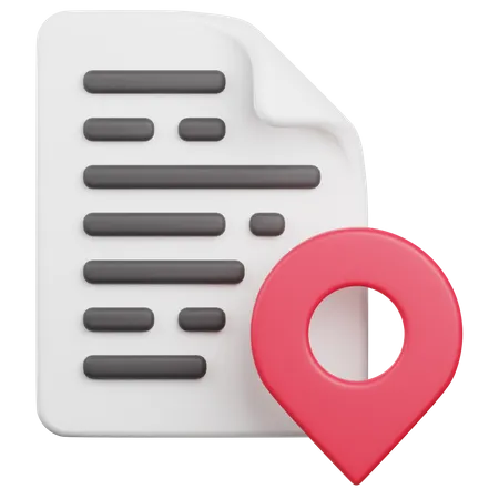 File Location  3D Icon