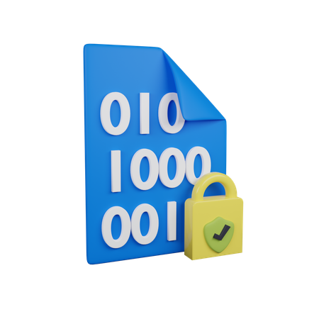 File Lock  3D Icon