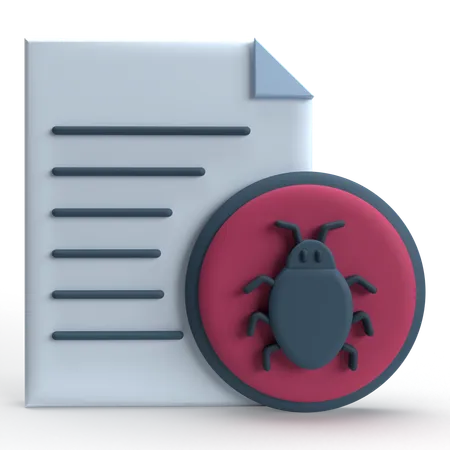 File Malware  3D Icon