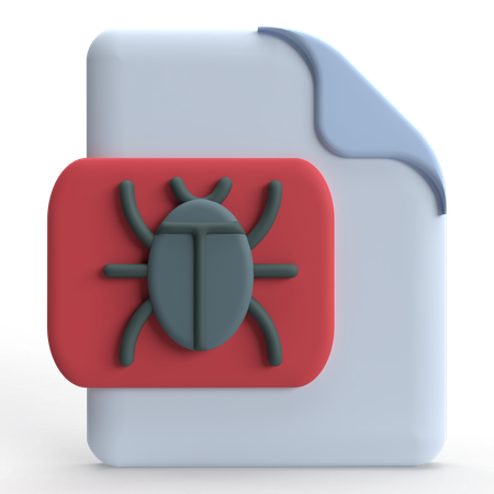 File Malware  3D Icon