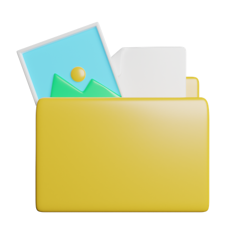File Management  3D Icon