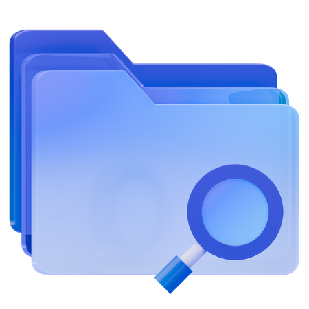 ファイル管理  3D Icon