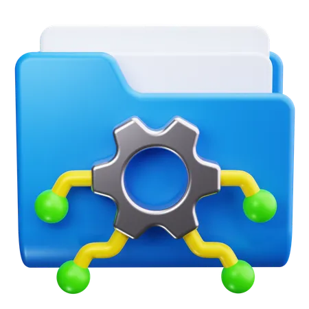 ファイル管理  3D Icon