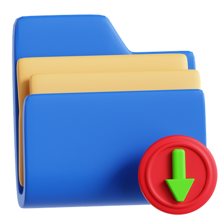 File Management  3D Icon