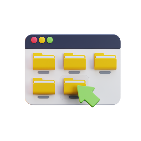 File Management  3D Icon