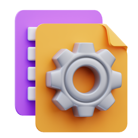 File Management  3D Icon