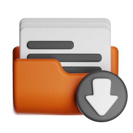 File Management  3D Icon
