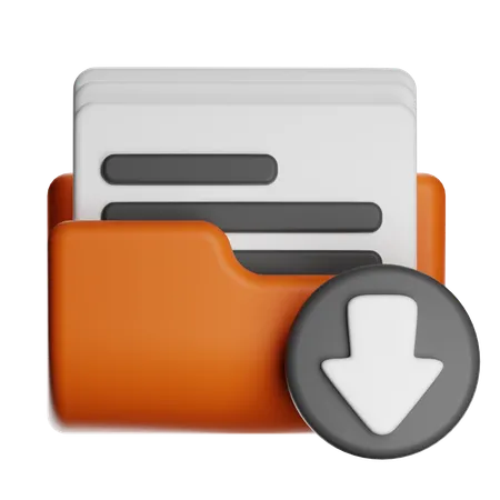 File Management  3D Icon