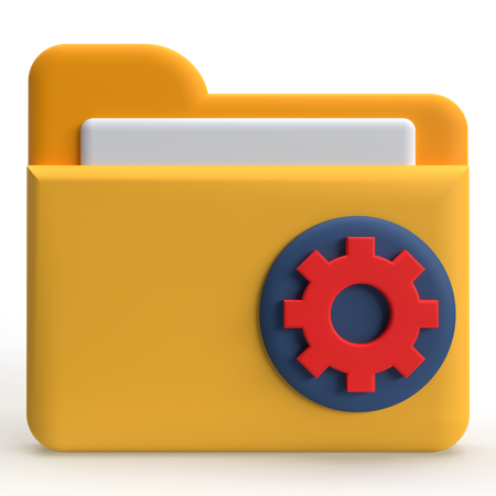 File Management  3D Icon