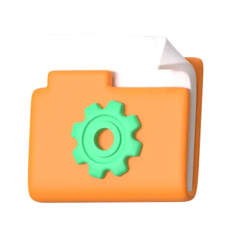 File Management  3D Icon