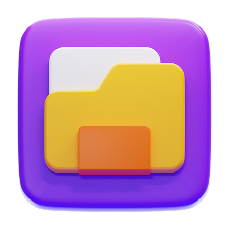 FILE MANAGER  3D Icon