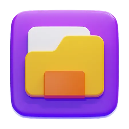 FILE MANAGER  3D Icon