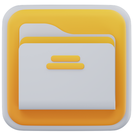 File manager  3D Icon