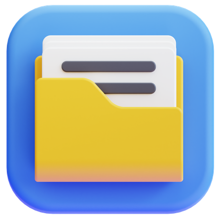 File manager  3D Icon