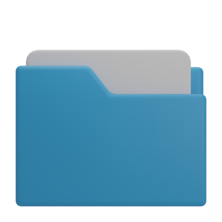 File Manager 3D Illustration