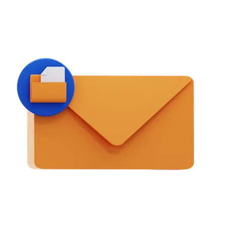 File Message  3D Icon