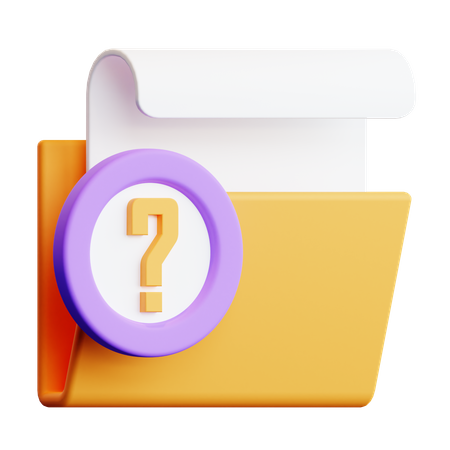 File Not Found  3D Icon