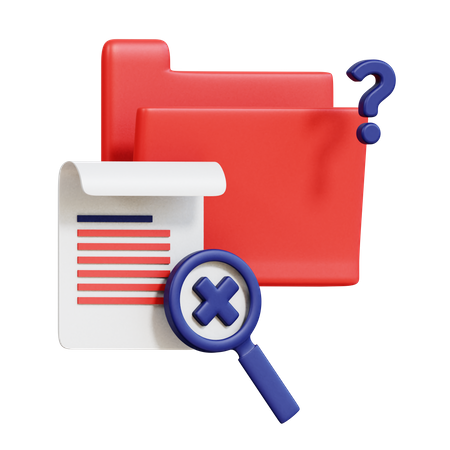 File Not Found  3D Icon