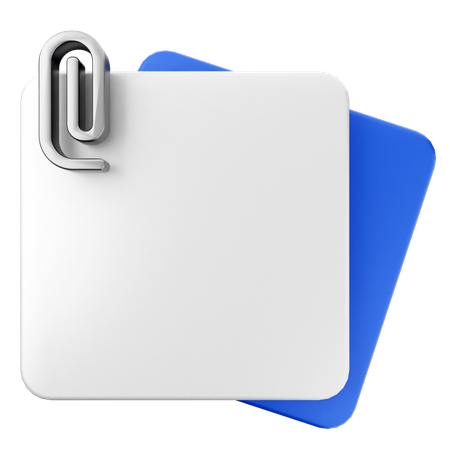 File Note  3D Icon