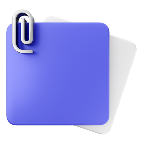 File Note  3D Icon