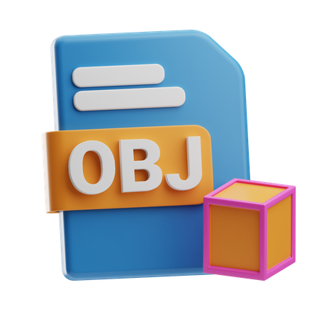 File OBJ  3D Icon