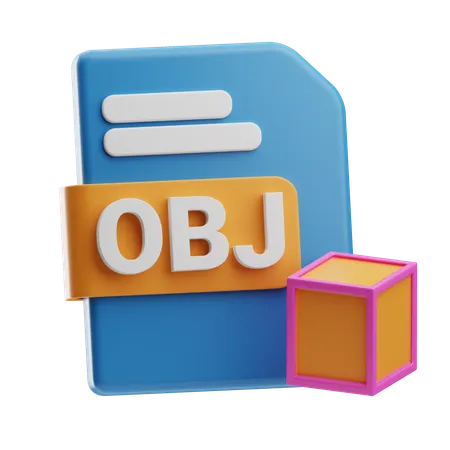 File OBJ  3D Icon