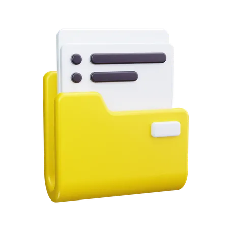 File organization  3D Icon