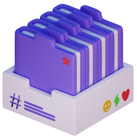 File Organizer  3D Icon