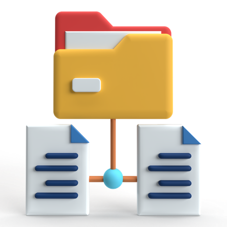 File Organizing  3D Icon