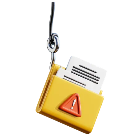 File phishing  3D Icon