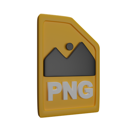 File Png  3D Icon