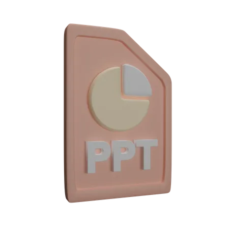 File Ppt  3D Icon