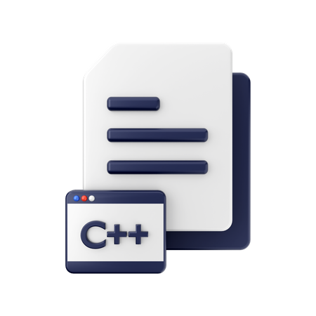 File Programming C  3D Illustration