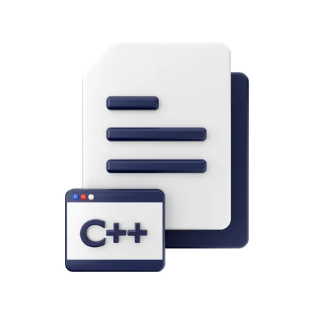 File Programming C 3D Illustration