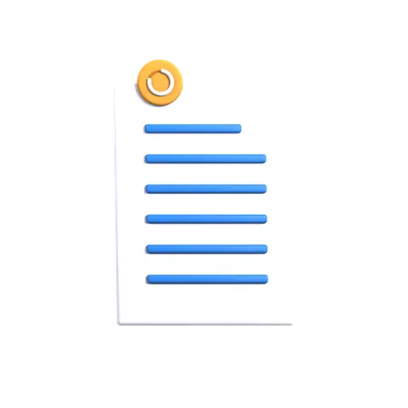 File Progress  3D Icon