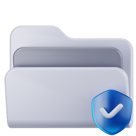 File Protection  3D Icon