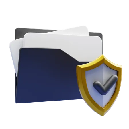 File Protection  3D Icon