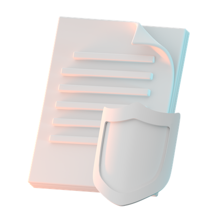 File Protection  3D Icon