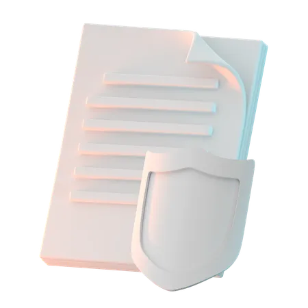 File Protection  3D Icon