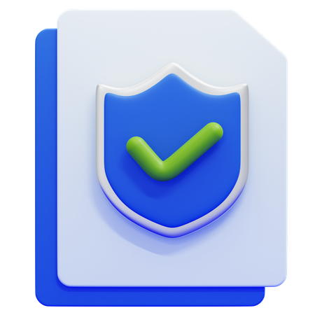File Protection  3D Icon