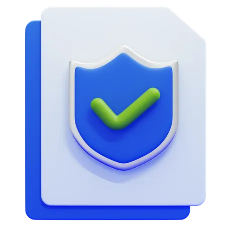 File Protection  3D Icon