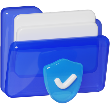 File Protection  3D Icon