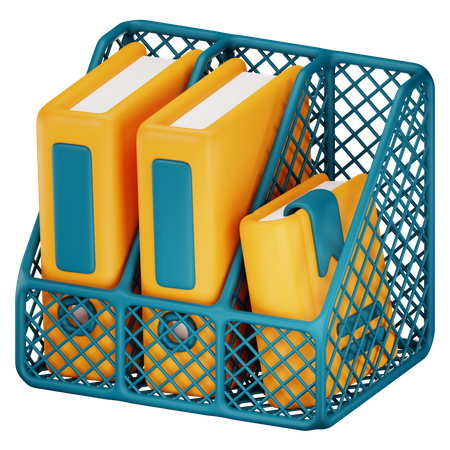 File Rack  3D Icon