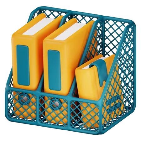 File Rack  3D Icon