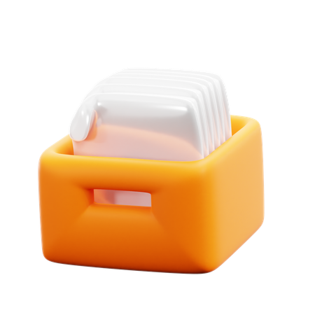 File Rack  3D Icon